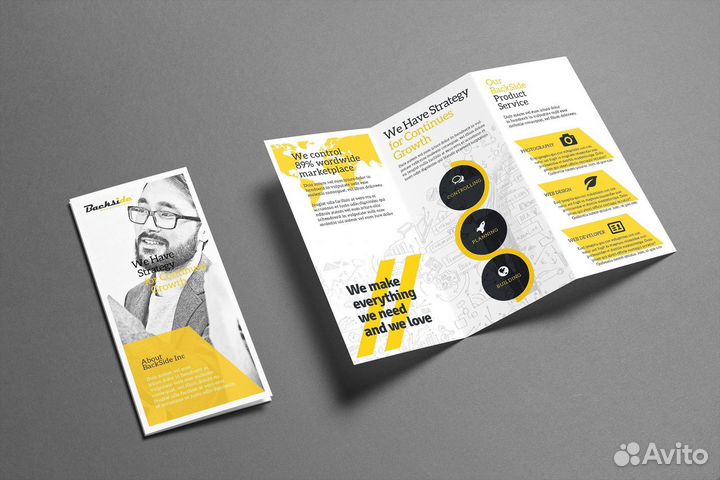 Печать листовок, визиток. Услуги типографии