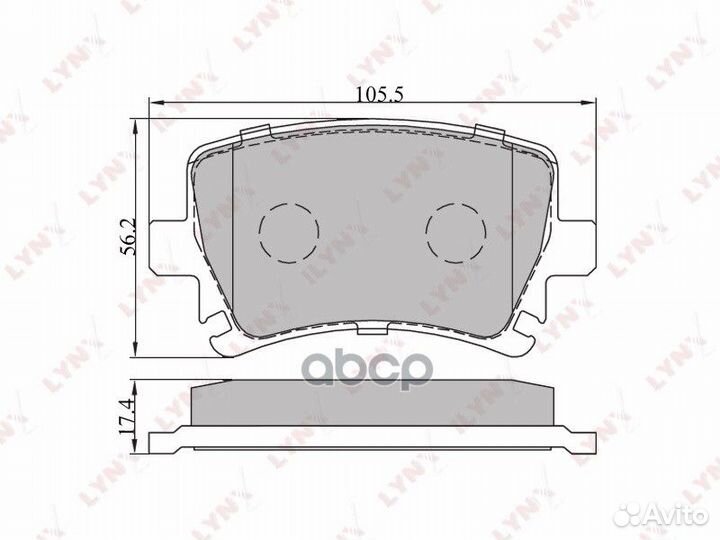 Колодки тормозные VAG A3/touran 03- 1.6/1.9 TDI