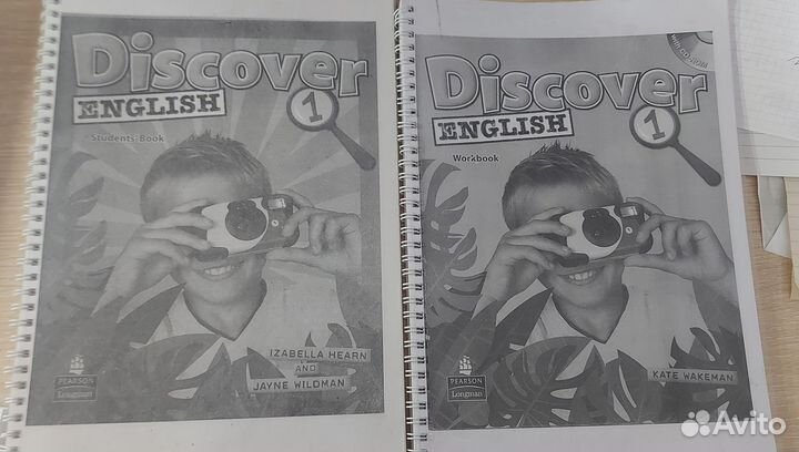 Учебник по английскому+раб тетрадь Discover 1