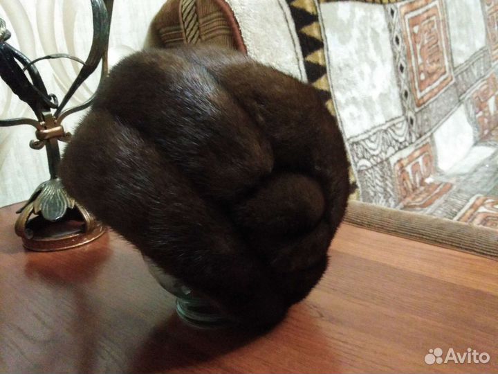 Шапка норковая женская