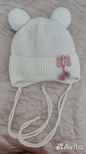 Шапка шлем для девочки