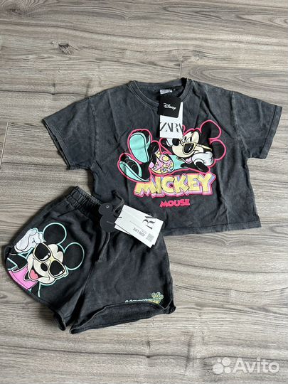 Костюм для девочки летний Zara 116