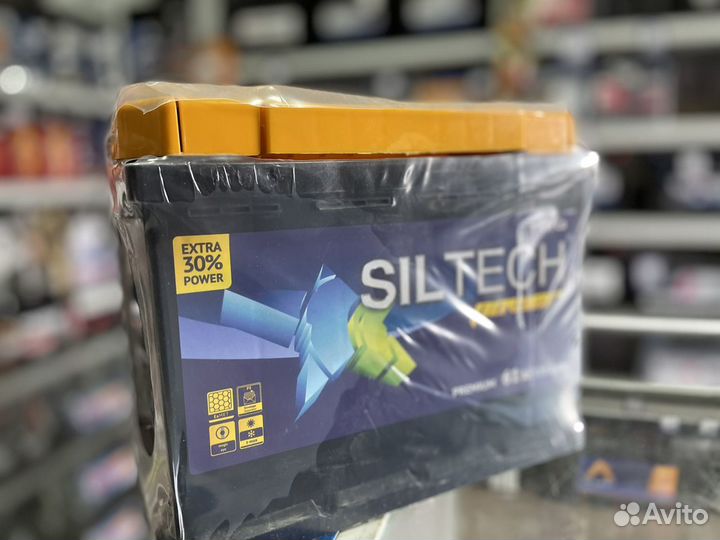 Аккумулятор siltech power- 61а/ч п.п (Доставка)