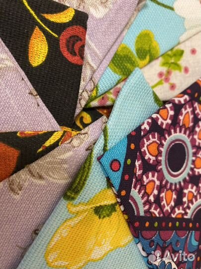 Набор 10 шт кухонные полотенца рогожка