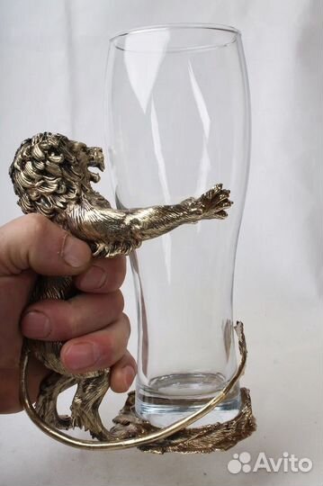 Пивной бокал Царь Лев