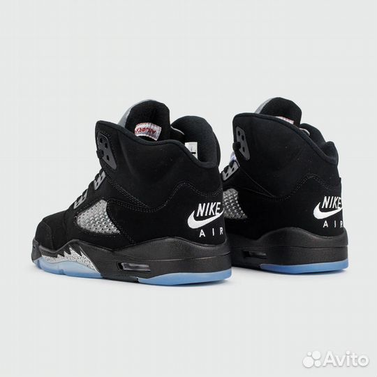 Кроссовки Nike Air Jordan 5 Black Silver