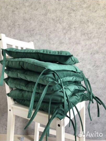 Подушки сидушки на стулья в разных расцветках