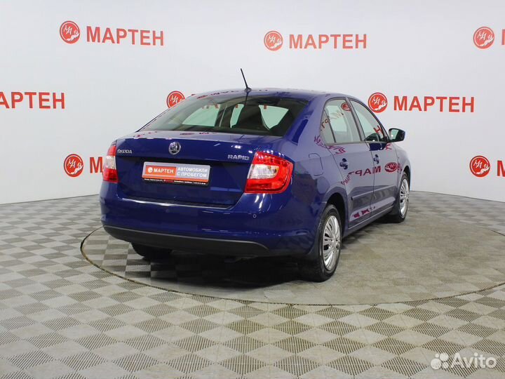 Skoda Rapid 1.6 МТ, 2015, 150 118 км