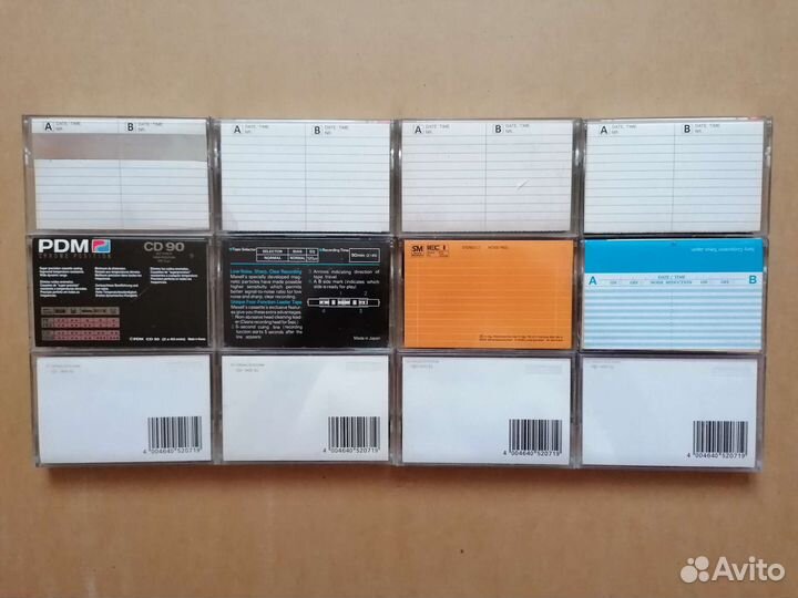 Аудиокассеты (Fe и Cr)