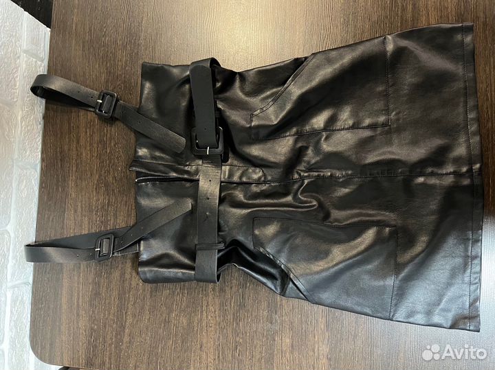 Кожаный сарафан
