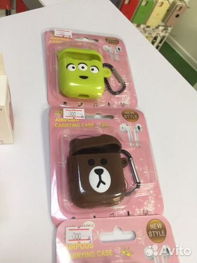Чехлы для AirPods 1, 2 и их копии (новые)