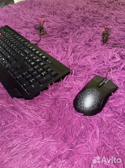 Игровая клавиатура Bloody и Мышь Bloody