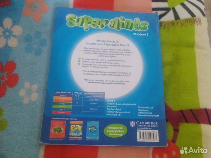 Super Minds 1 level workbook Cambridge