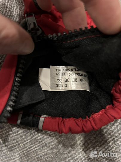 Варежки детские 2 года