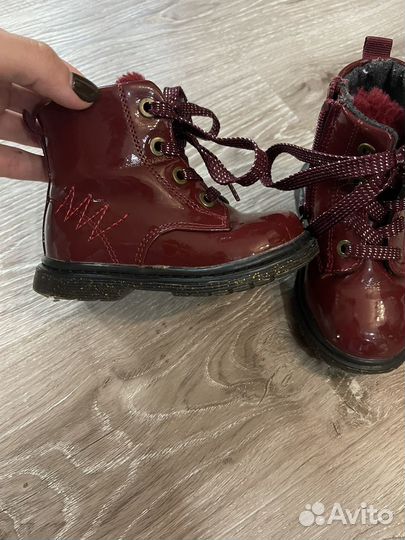 Ботинки демисезонные для девочки 21 размер