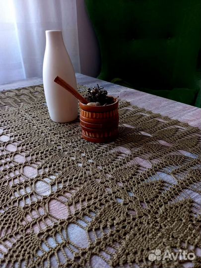 Скатерть вязаная