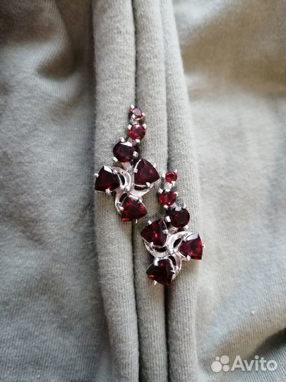 Серьги серебро