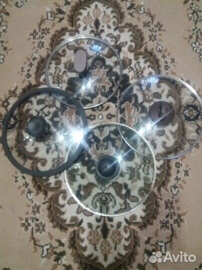 Крышки стеклянные для кастрюли и сковороды