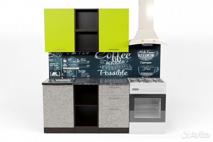 Кухонный гарнитур Анна медиум 4 1400 мм