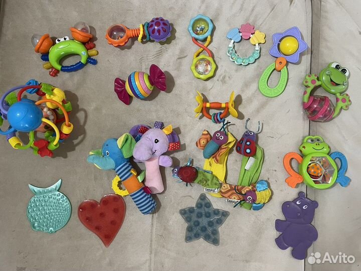 Развивающие игрушки пакетами