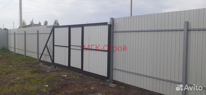 Автоматические откатные ворота