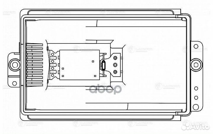 Резистор э/вент. отоп. для а/м Skoda Octavia (9