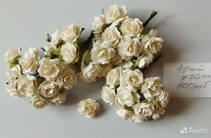 Цветы ручной работы для скрапбукинга