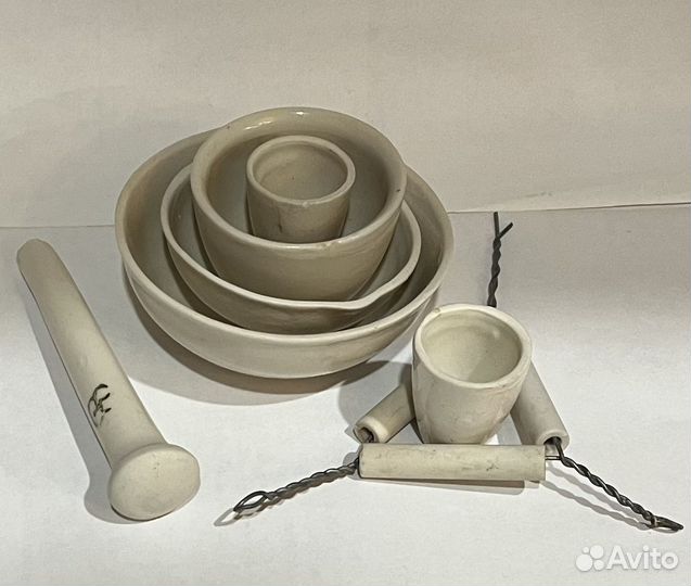 Фарфоровая лабораторная посуда