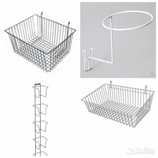 Крючки и комплектующие на сетку