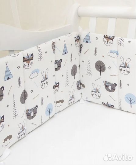 Бортики в кроватку новые