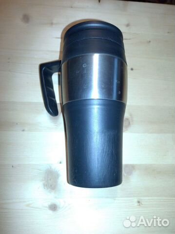 Термокружка с ручкой