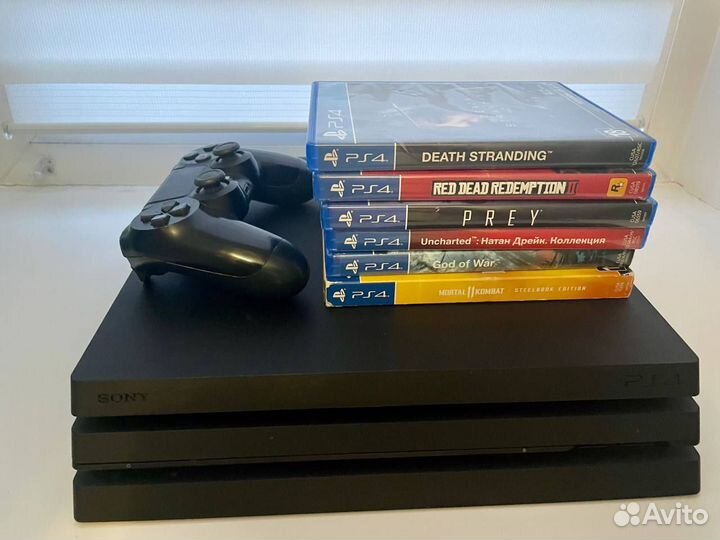 Игровая приставка ps4 pro 1tb
