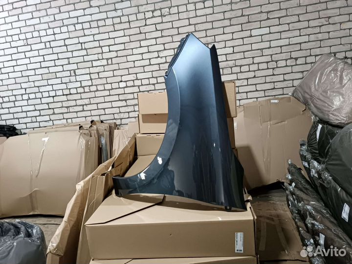 Крыло LADA granta fl левое серебристо темно серый