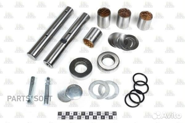 Шкворень р/к hino 300 Ш/К E3 35x206 на ось zevs ze