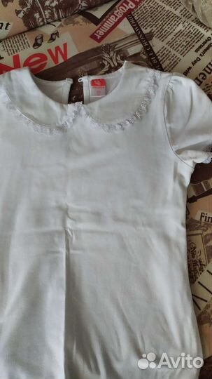 Блузка для девочки в школу 134