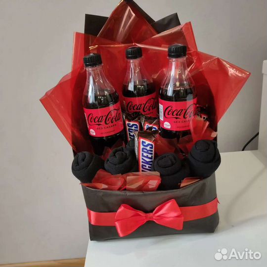 Мужской букет из носков подарок папе на день отца