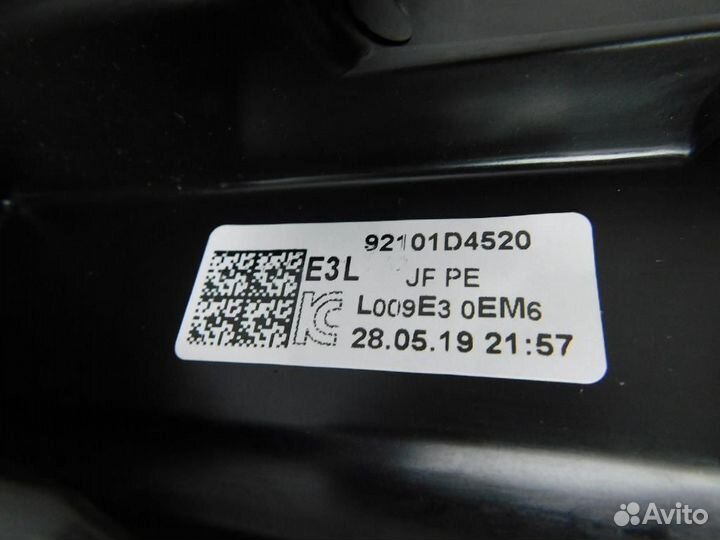 Фара левая Kia Optima