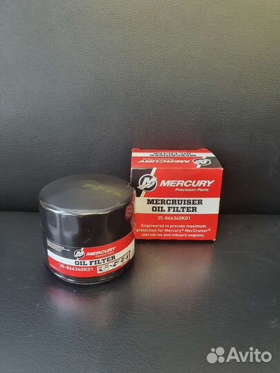Масляный фильтр Mercury 866340K01 Mercruiser 3.0-7