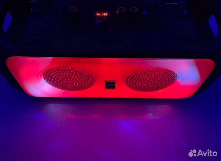 Колонка портативная с подсветкой