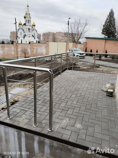 Перила для лестниц из нержавеющей стали