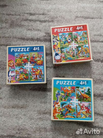 Детские книги, пазлы, развивающие игрушки