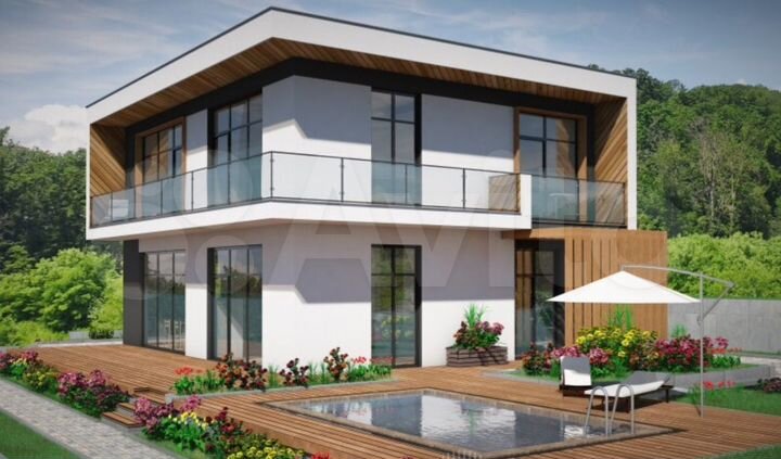 Коттедж 182 м² на участке 4,18 га