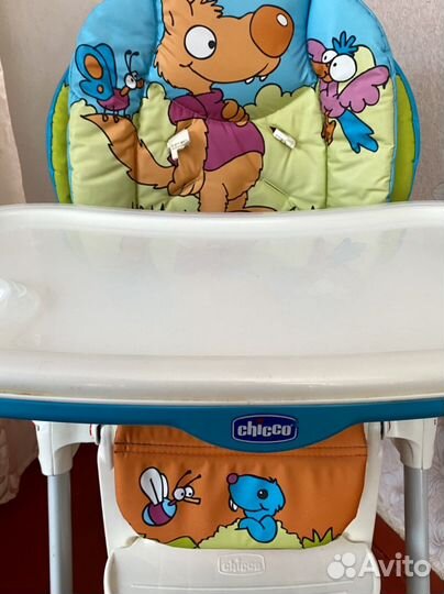 Стульчик для кормления chicco polly