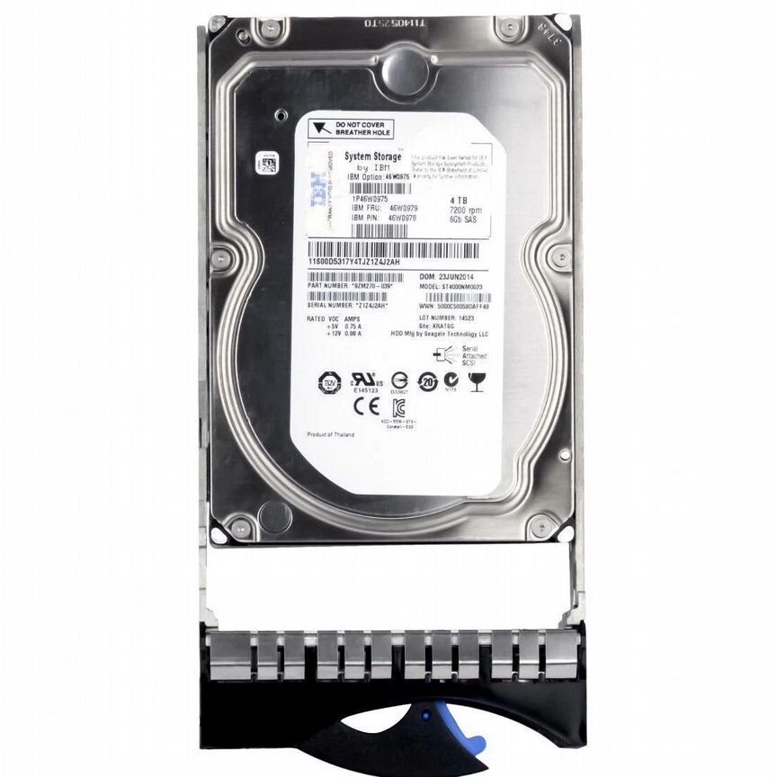 [46W0978] Жесткий Диск Ibm 4tb Sas 3,5" Hdd 46w0978