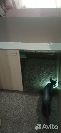 Кровать чердак с домиком