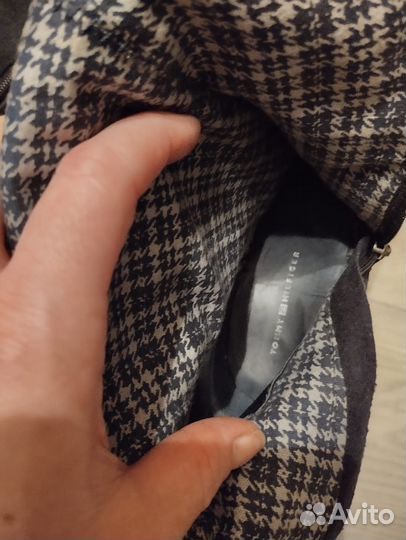 Сапоги натуральная замша Tommy Hilfiger