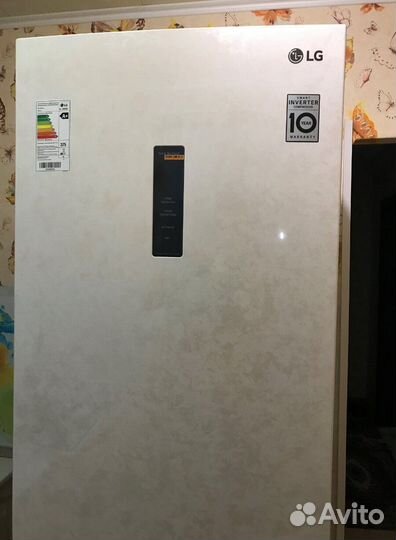 Холодильник LG GA-b509sekl бежевый