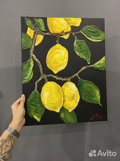 Картина лимоны