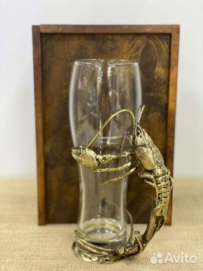 Бокал пивной Рак