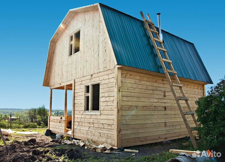 Строим дома бани из бруса